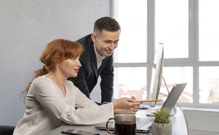 Professional team collaboration